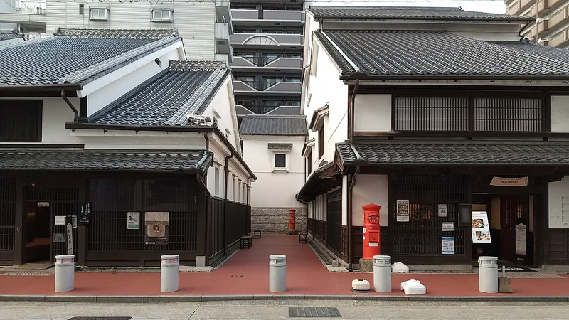 Traditional buildings at the Hakata Machiya Folk Museum