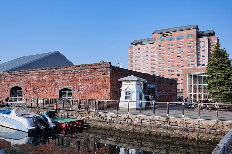 The Kanemori red-brick warehouses beside Hakodate Bay