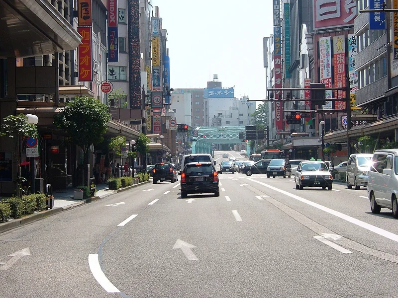The streets of Kanazawa’s Katamachi district
