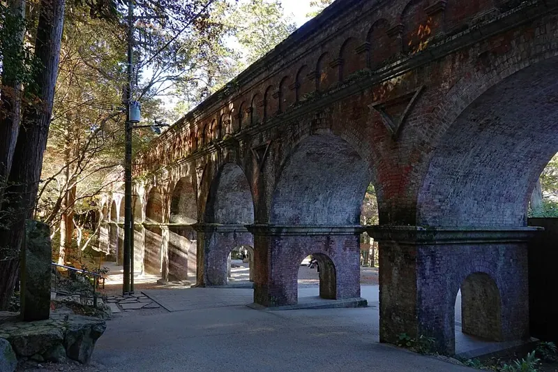 Brick arches of the aqueduct at Nanzen-ji