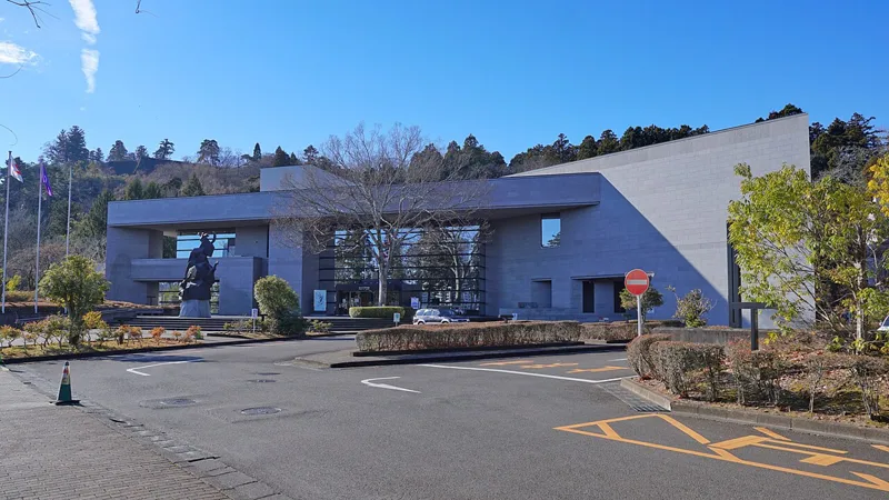 The exterior of Sendai City Museum
