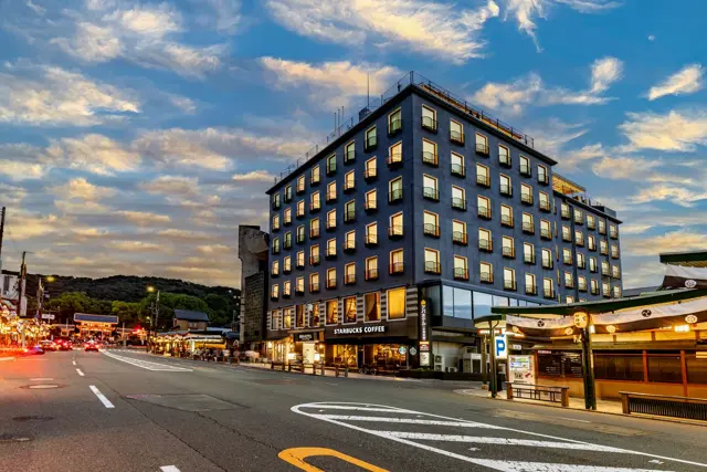 APA Hotel Kyoto Gion EXCELLENT at dusk