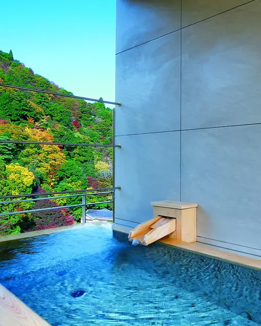 Hot spring bath at Arima Onsen Gekkoen Korokan