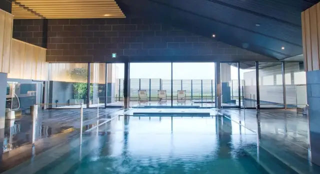 Hot spring bath at Grandia Housen