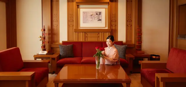 Seating area at Imperial Hotel Tokyo