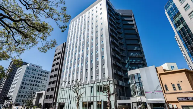 The exterior of KOKO HOTEL Hiroshima Ekimae