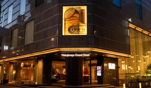 Entrance of Nakajimaya Grand Hotel