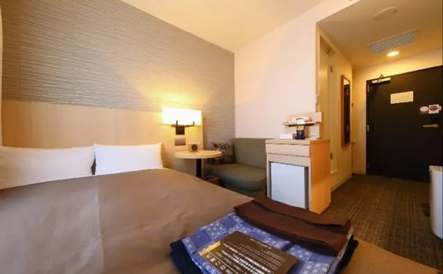 Guest room at Nishitetsu Resort Inn Beppu