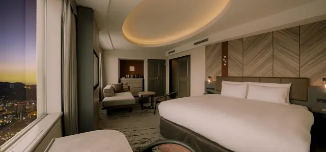 Guest room at Sapporo Prince Hotel
