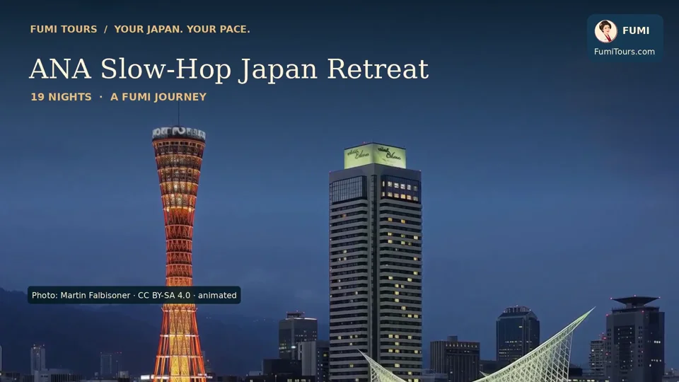 The illustrated opening of the Fumi ana slow hop film