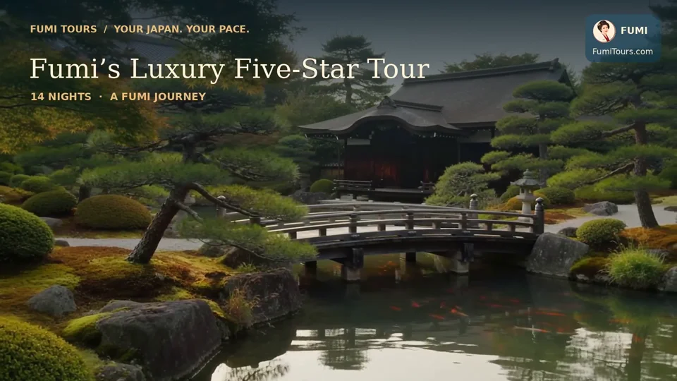 The illustrated opening of the Fumi luxury five star film