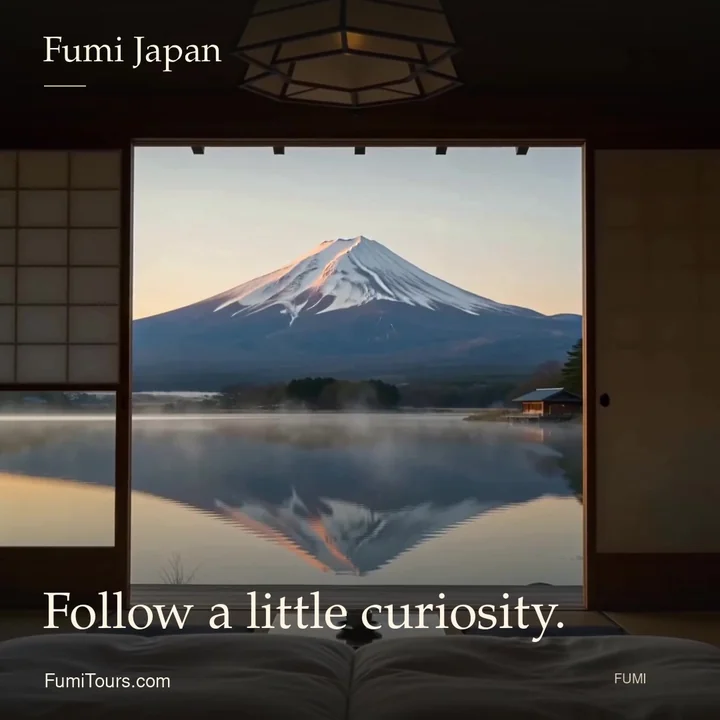 Fumi illustration introducing Japan in Motion