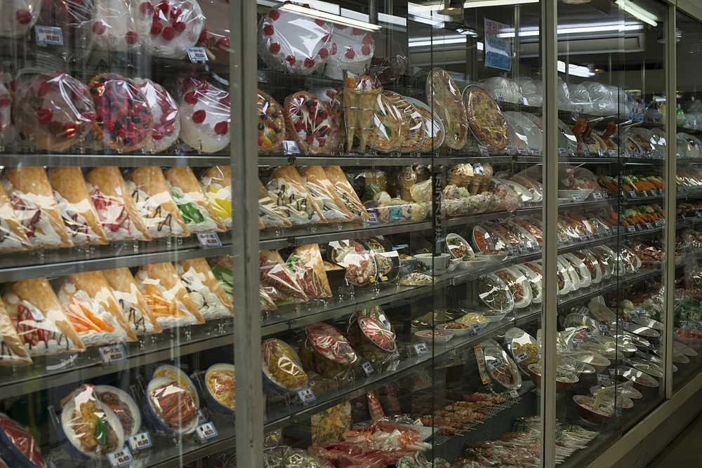 Food replicas for sale on Kappabashi-dori