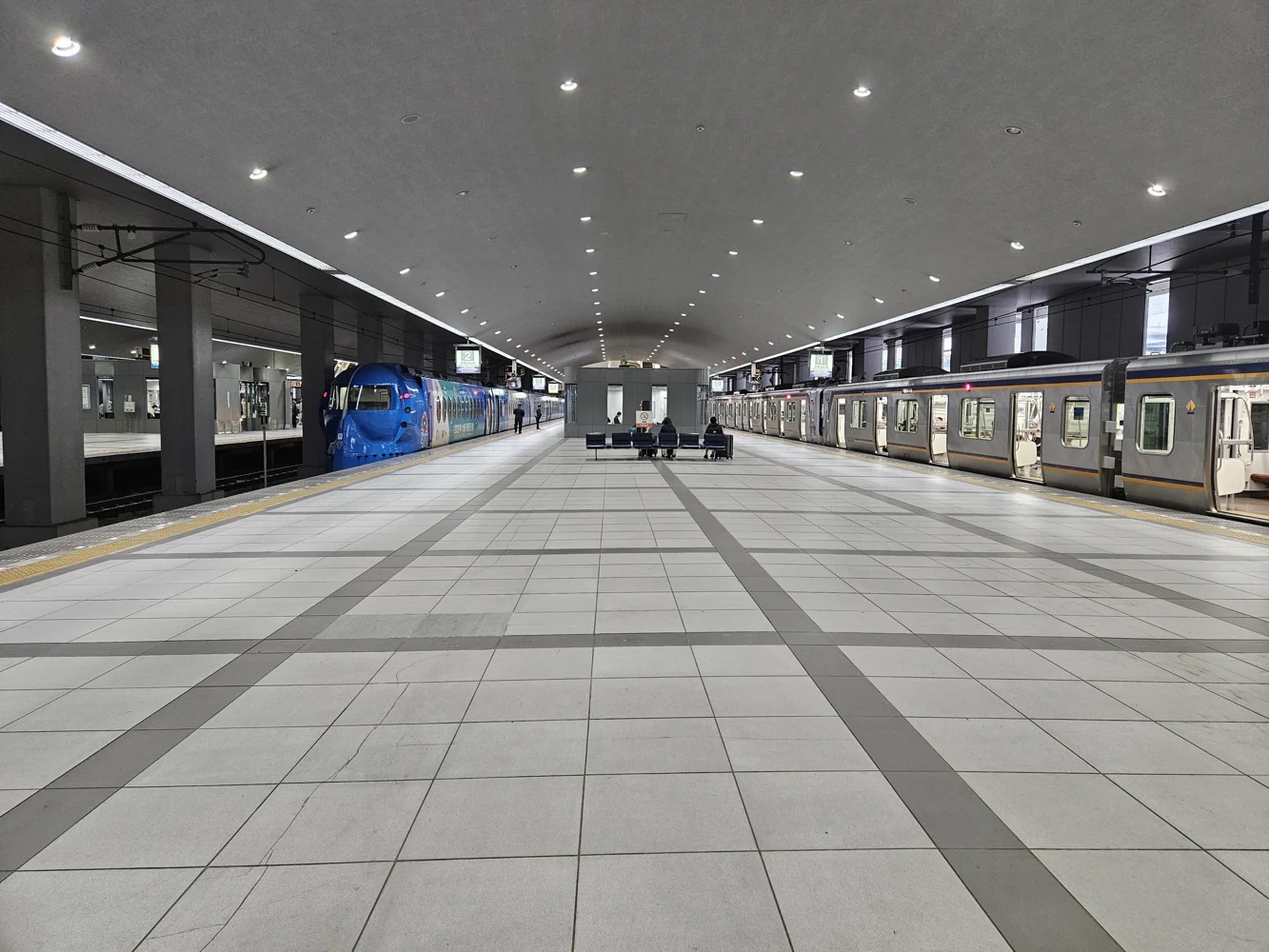 Nankai platforms at Kansai Airport Station.